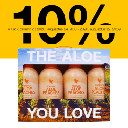 4 Pack Aloe Peaches -10% Promo